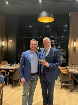 Župan občine Kočevje in župan občine Halluin